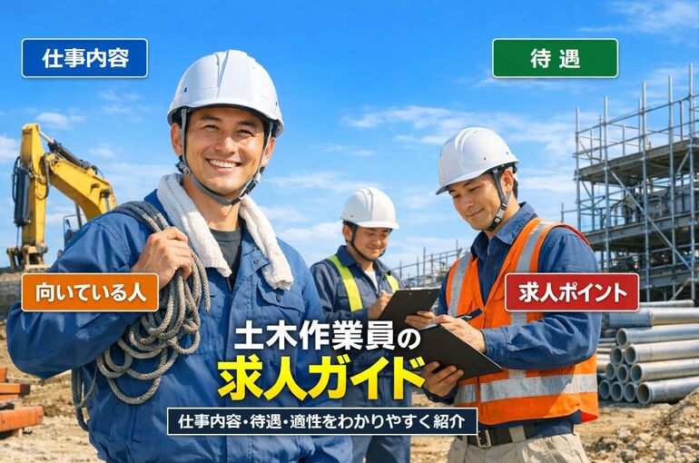 12 土木作業員 求人